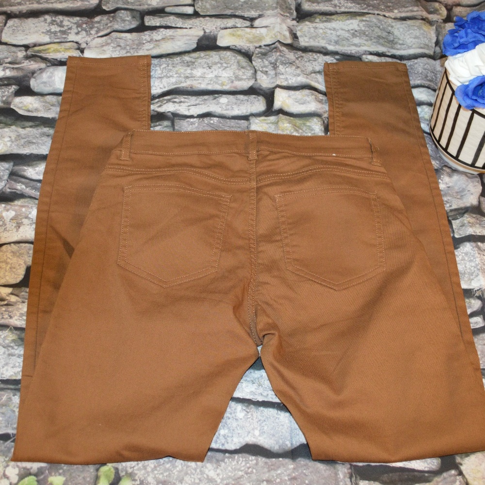 H & M Womens Brown Stretch Skinny Jeans Size 8